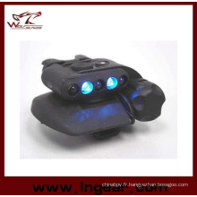 Airsoft sécurité casque casque léger de LED lumière LED bleues 3 intensités